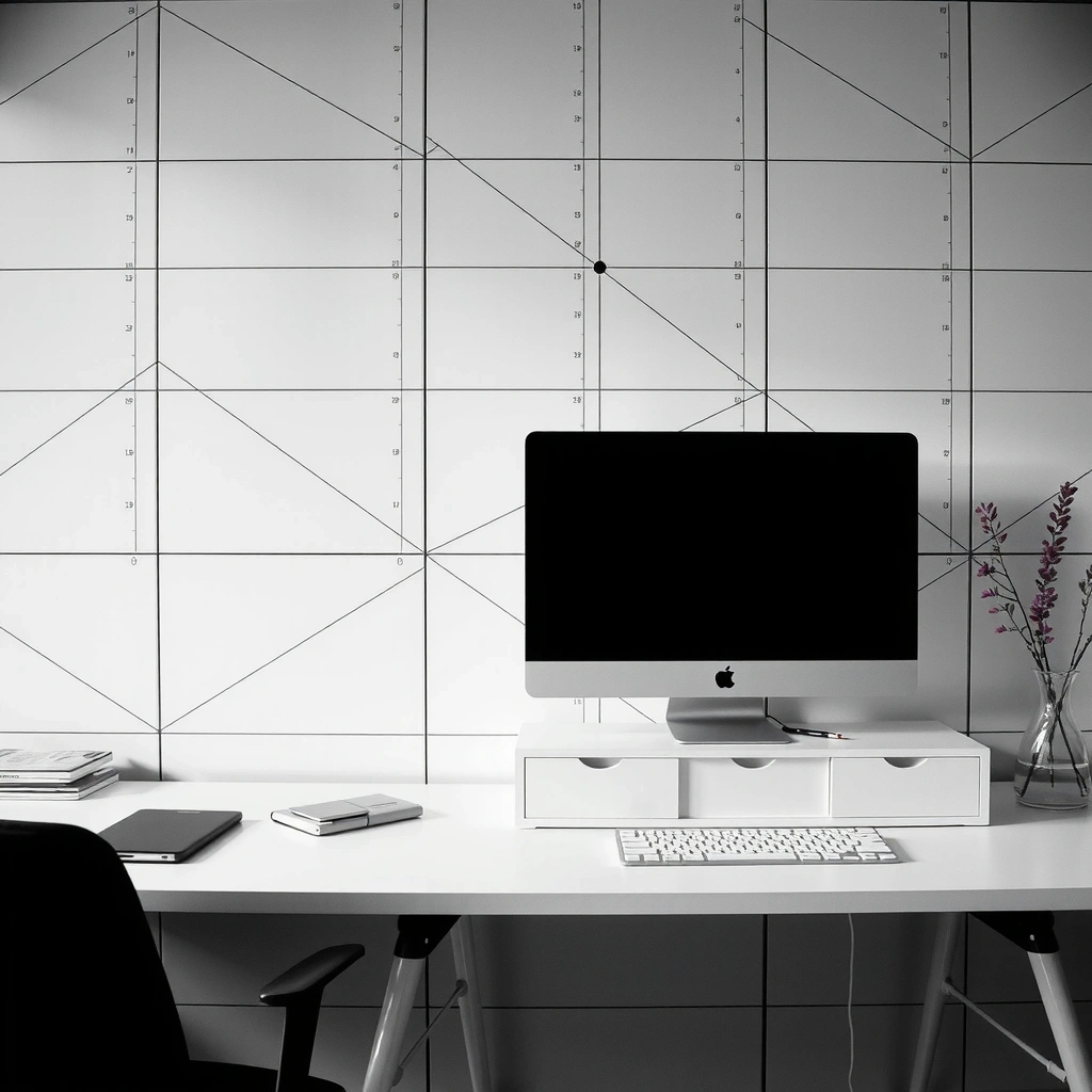 Mathematical grid background